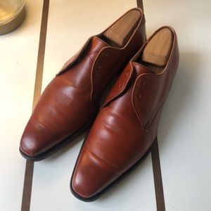 Cheaney Derby Dark Leaf Calf derby dress shoes made in England 11525 men’s 9